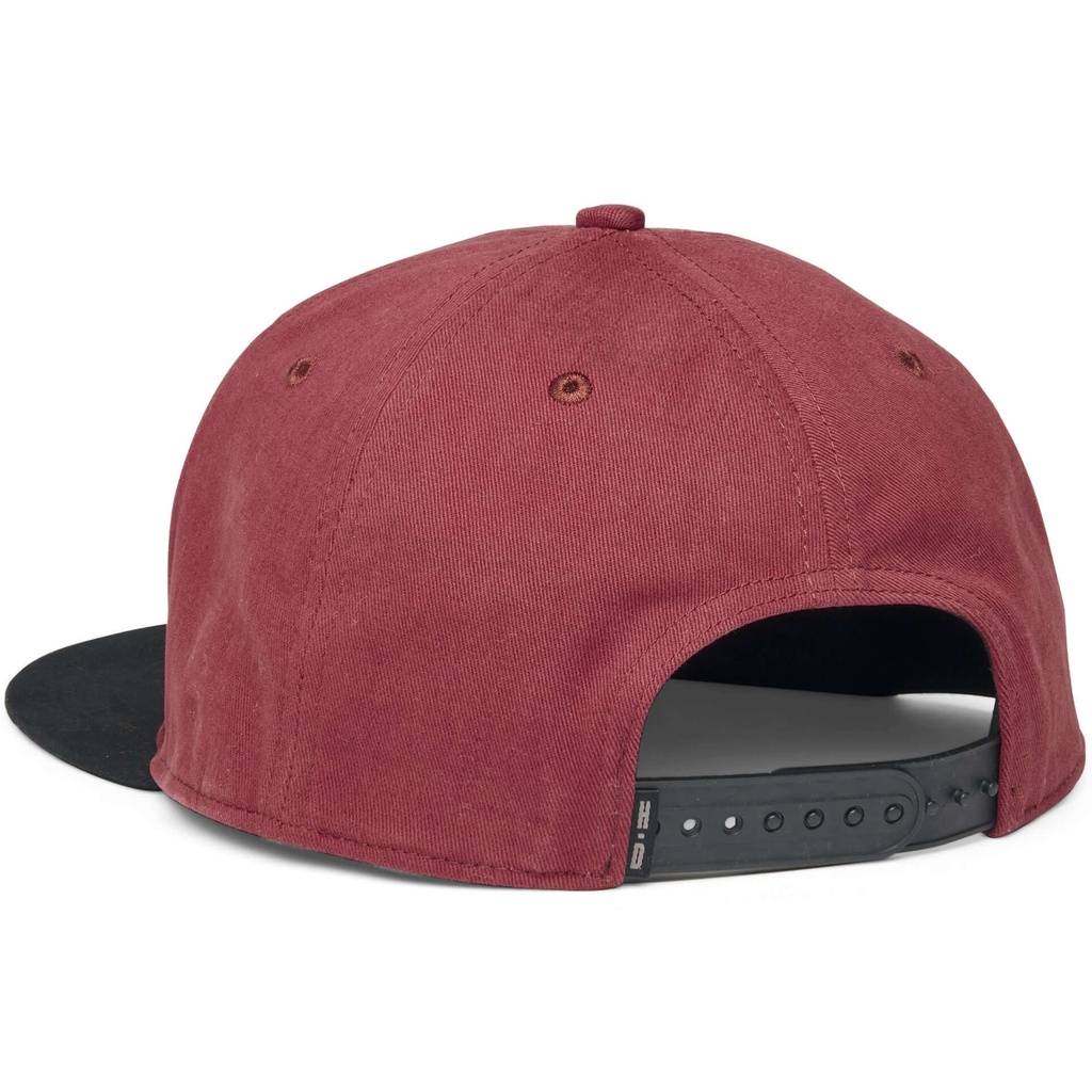 #1 Logo Adjustable Snapback Hat, Dark Red