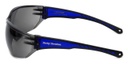 Injected Sunglasses, Blue/Black Frames &amp; Smoke Lenses