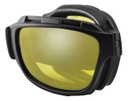 Bend Yellow Lens Goggles, Collapsible Black Frames