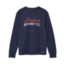 Duofold Henley Long Sleeve Tee, Navy