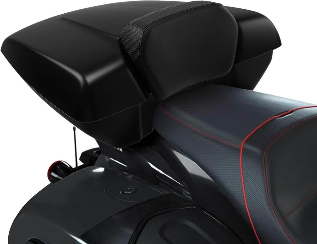 Matte Black Low Profile Quick Release Trunk w/Sissy Bar Pad Mount Rack Fit For Indian Chieftain 2014-2023; Roadmaster Dark Horse 2020-2023 Fit For 2889609-266