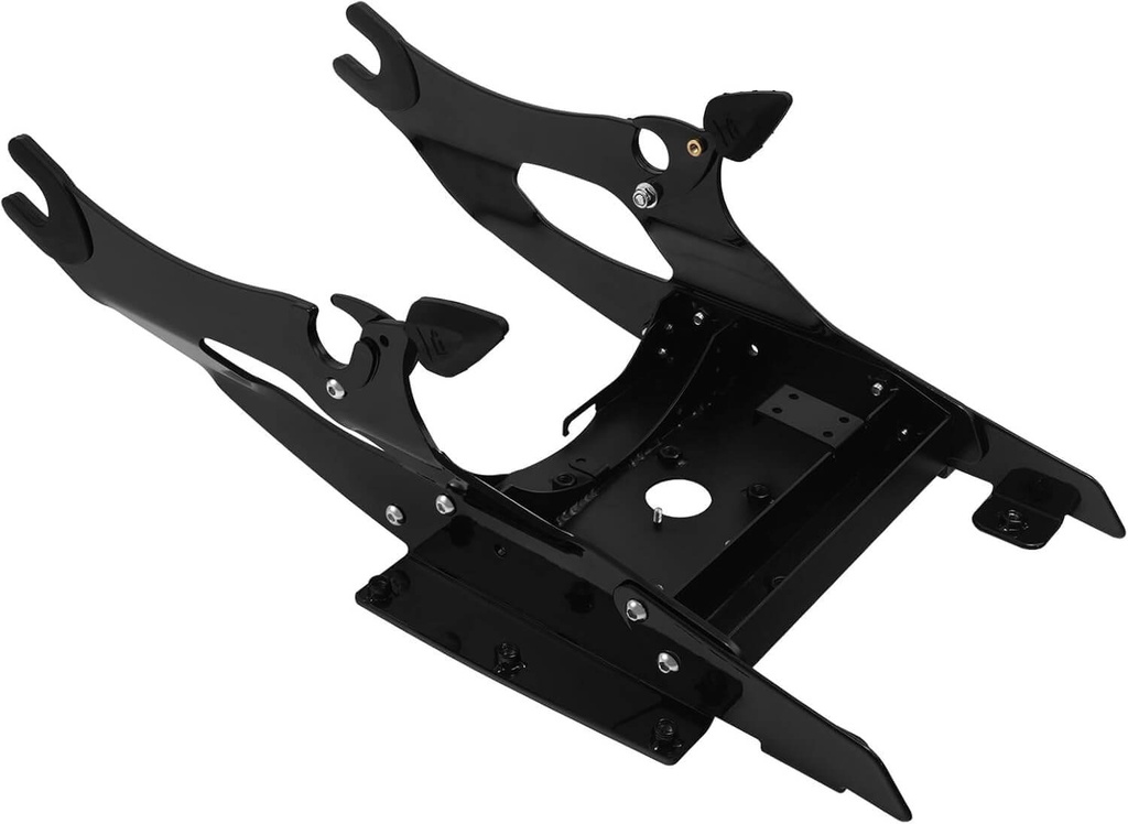Matte Black Low Profile Quick Release Trunk w/Sissy Bar Pad Mount Rack Fit For Indian Chieftain 2014-2023; Roadmaster Dark Horse 2020-2023 Fit For 2889609-266