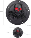 Derby Timer Timing Engine Cover, Black, for Twin Cam Touring Road King Electra Glide FLHR FLHX FXST Dyna Softail 1999-2013