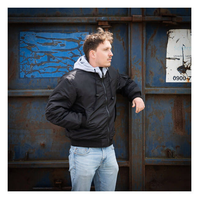 MA-1 Hooded Bomber Jacket