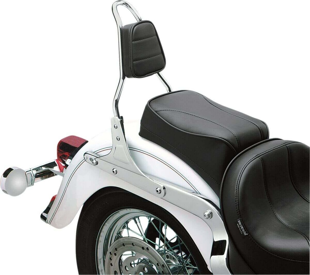 Tapered Backrest Pad for Round Sissy Bars