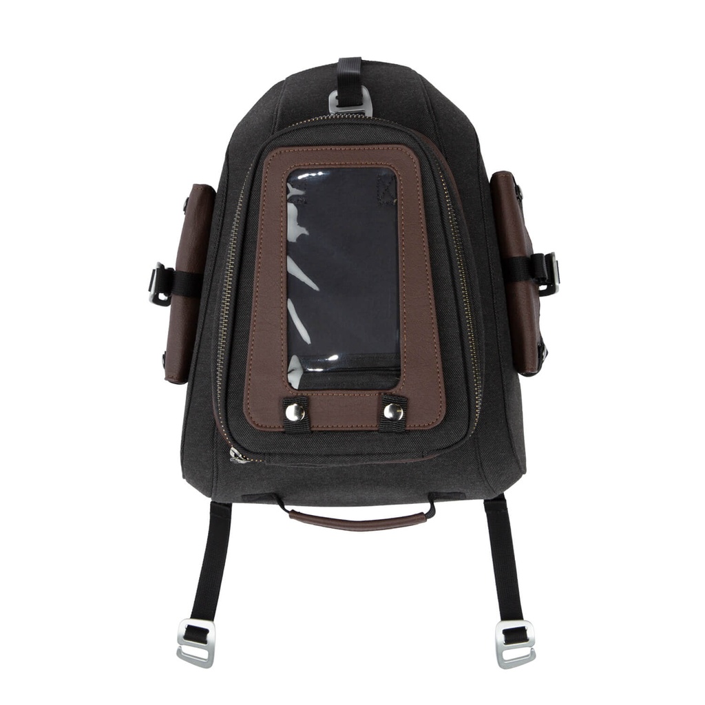 All-Weather Vinyl Tank Bag with Protective Phone Pocket