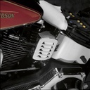 Louvered Coil Cover, Chrome, 65-99 FXST,FX,FXWG