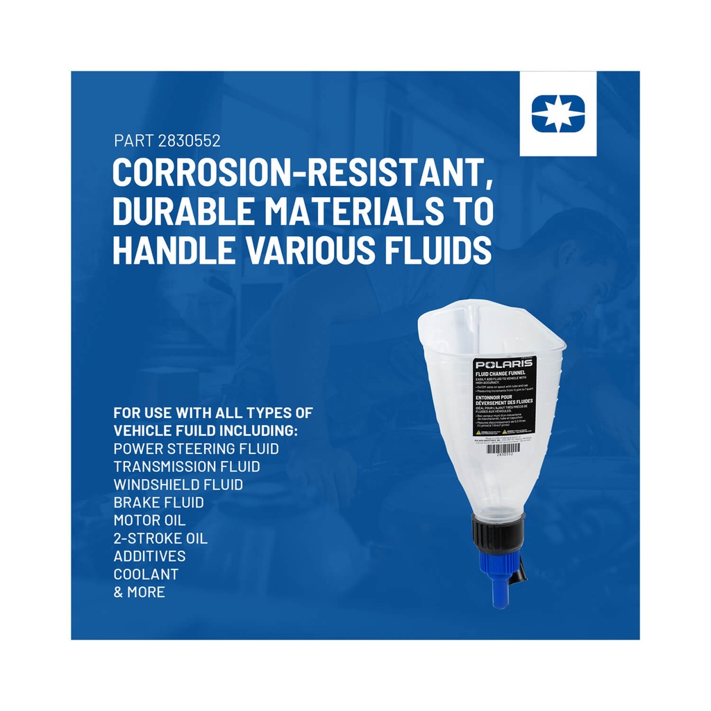 Funnel, Fluid Change
