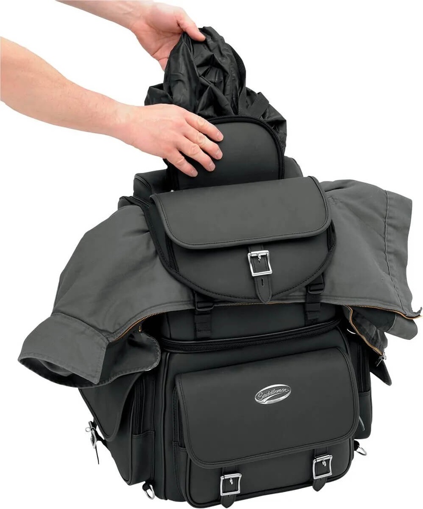 BR3400EX Combination Backrest, Backseat, and Sissy Bar Bag