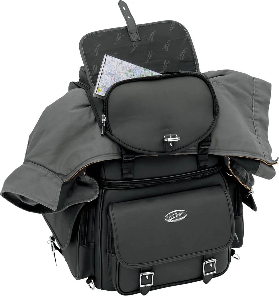 BR3400EX Combination Backrest, Backseat, and Sissy Bar Bag
