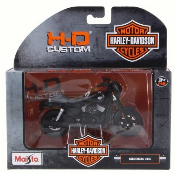 1:18 H-D Custom 2015 Street 750, Svart