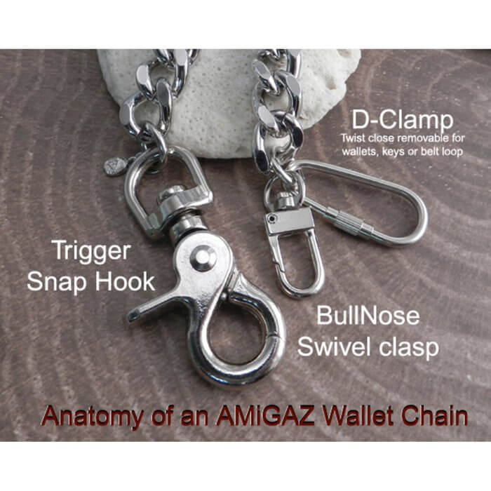 Smooth Leash Hack Wallet Chain 16"