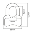 Nemesis 16mm Disc Lock Yellow