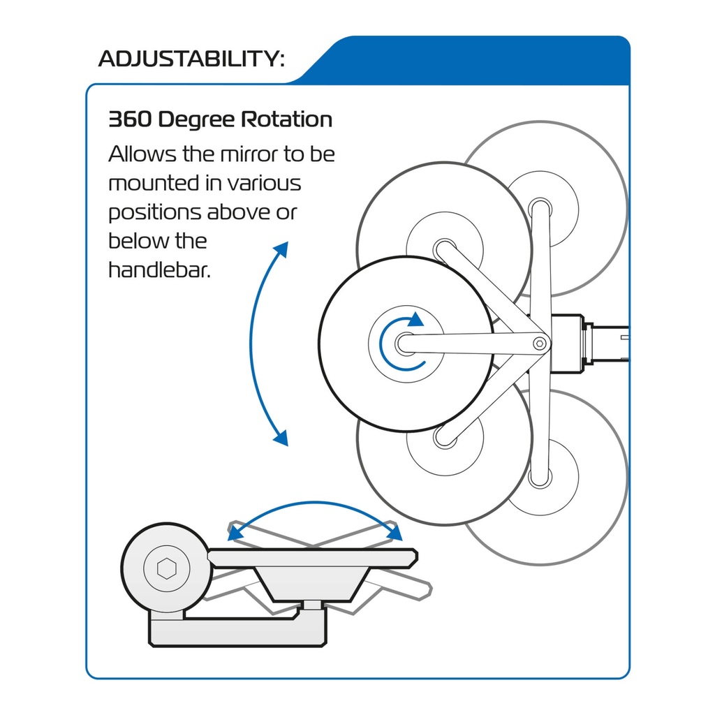 Circle 360 Bar End Mirror