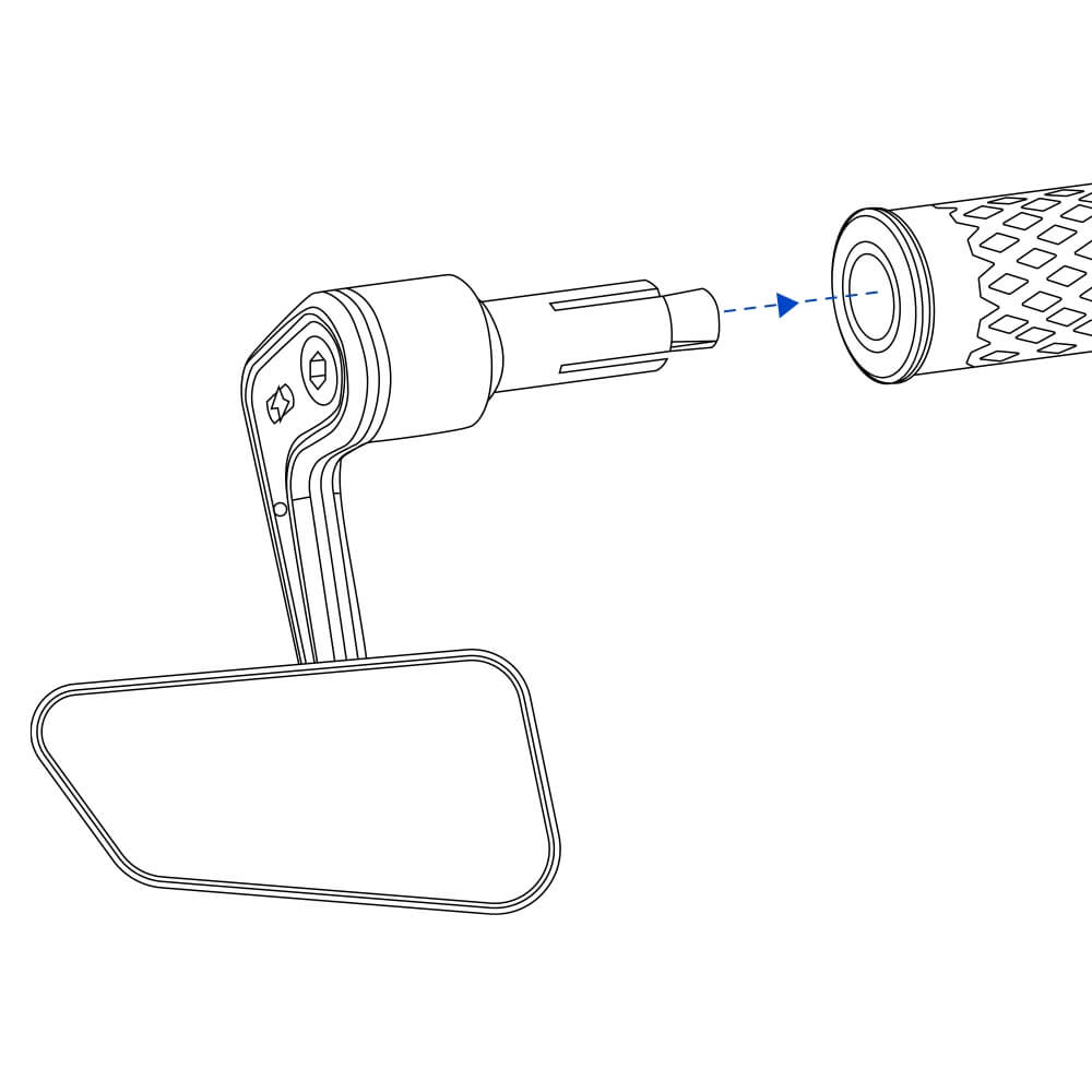 Horizon Bar End Mirror