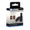 Mirror Adaptors, M10 to M8 Rev &amp; M10 to M8
