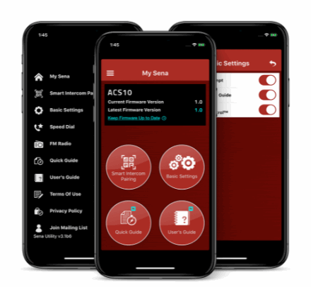 ACS10 Intercom til Arai