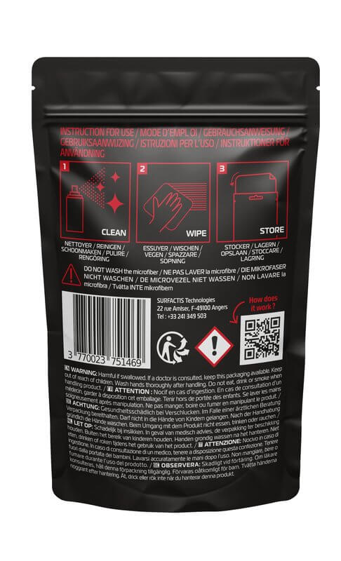 VisioFog Antifog Microfiber Wipe