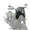 17.8 in. Quick Release Low Windshield, Black