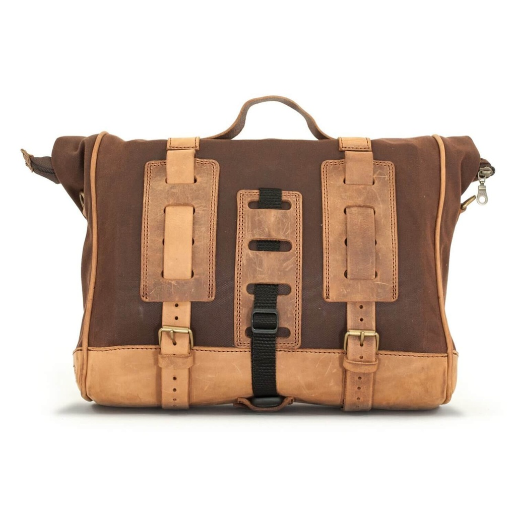 'Old Chopper' Waxed Cotton Saddlebag