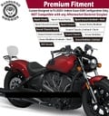 Rear Luggage Rack for Indian 2025 Super Scout Bobber Sport Scout Classic Limited 101 Scout (Black)