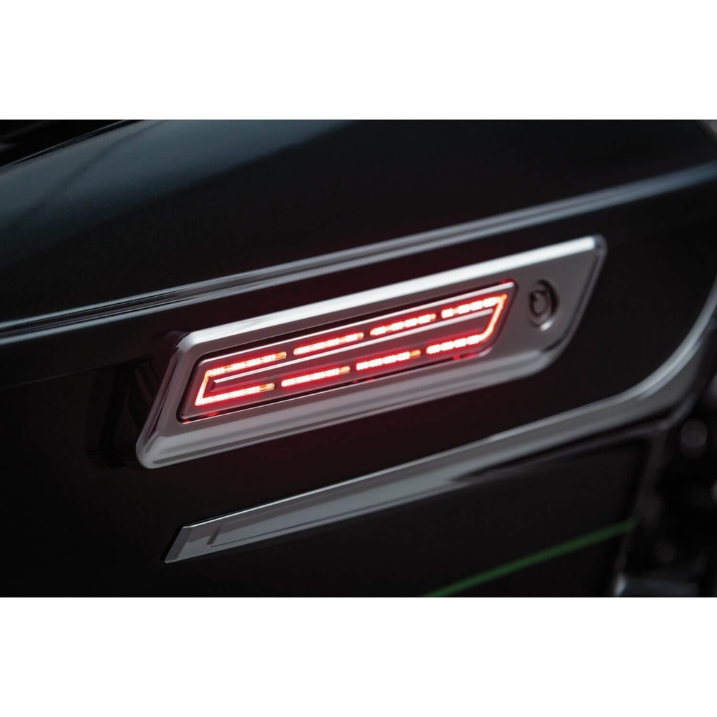 LED Saddlebag Hinge Accents, Chrome