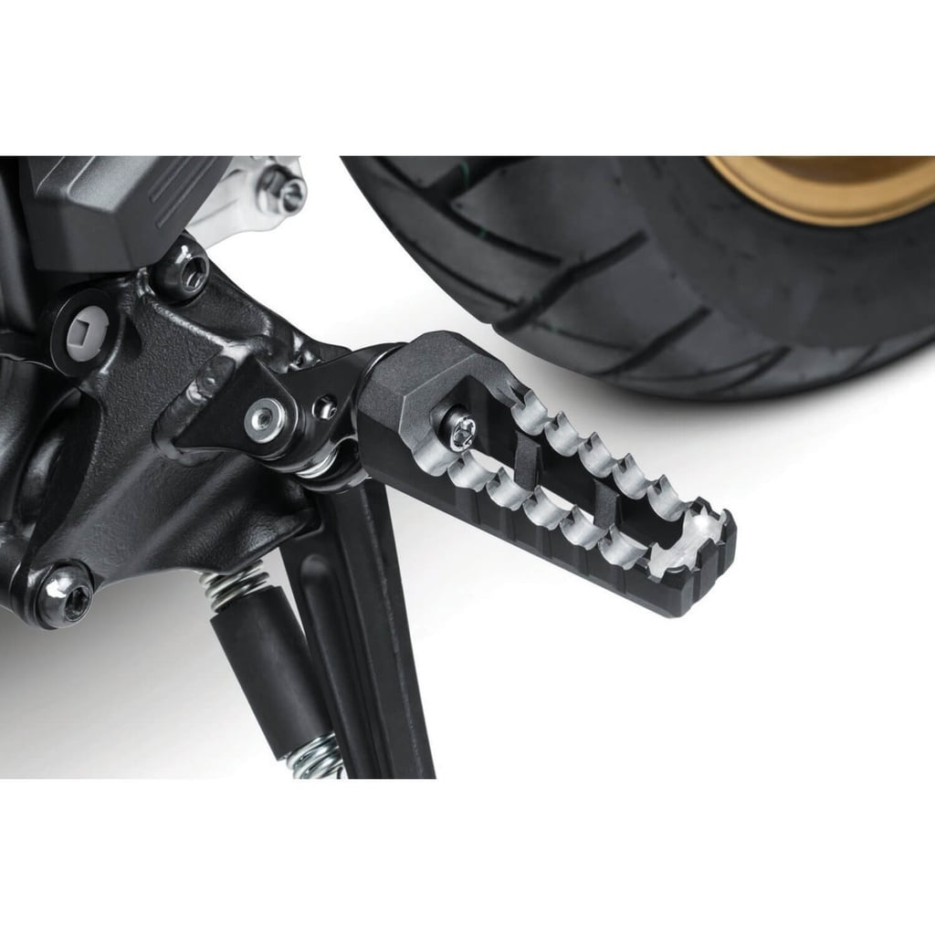 Splined Peg Adapters Front, Satin Black