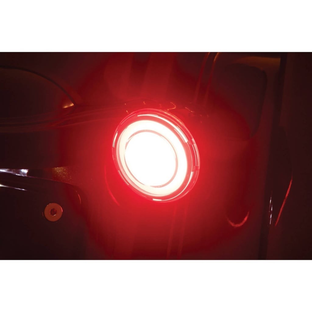 Rear Tracer LED Turn Signal Insert Set, Smoke Lens