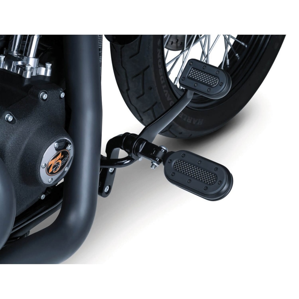 Heavy Industry Switchblade Footpegs, Satin Black
