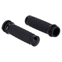 Grip Set, Diamond Contour Air SS, Domed, Black