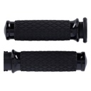 Grip Set, Diamond Contour Air SS, Domed, Black