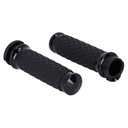 Grip Set, Diamond Contour Air SS, Domed, Black
