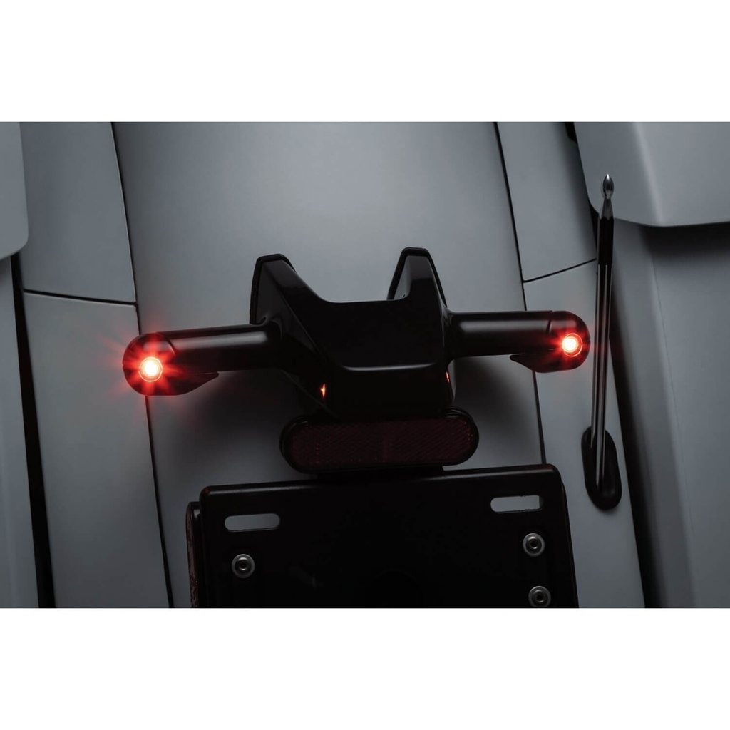 Rear Atto Turn Signal Adapters, Gloss Black