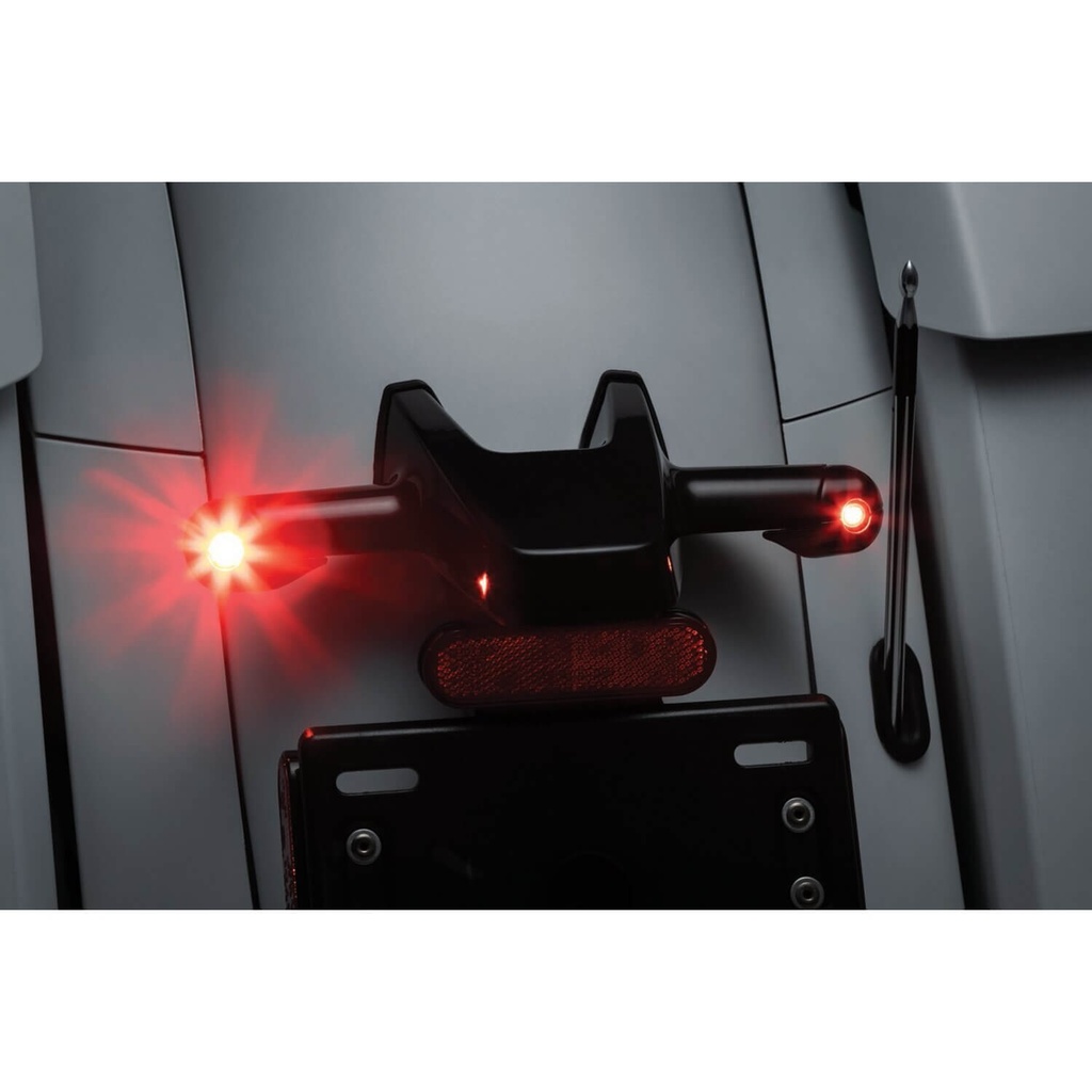 Rear Atto Turn Signal Adapters, Gloss Black