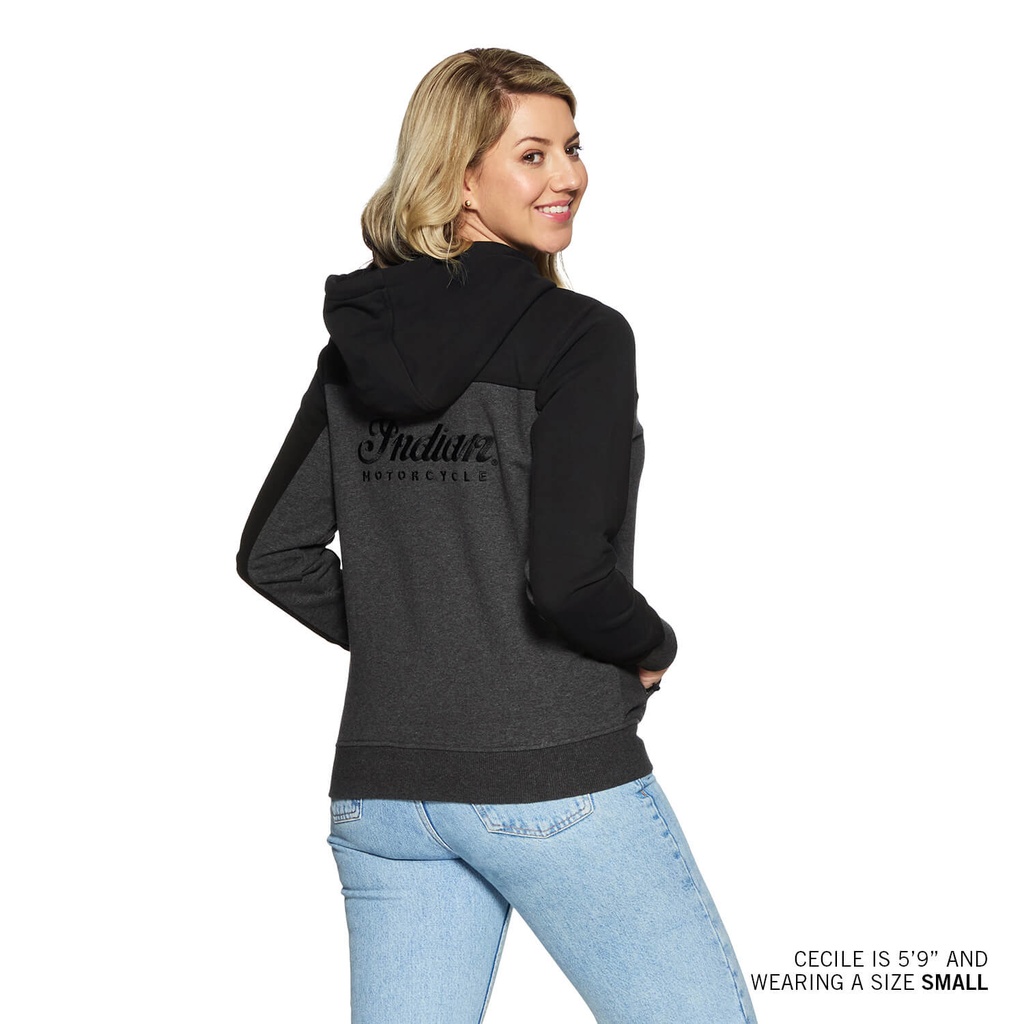 Women's Colorblock Script Hoodie