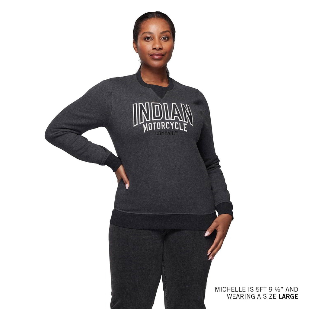 Women's Contrast Ribbed Sweatshirt