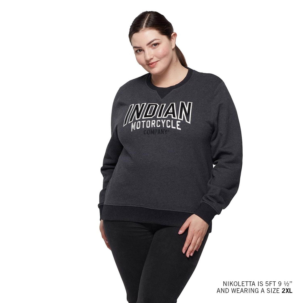 Women's Contrast Ribbed Sweatshirt