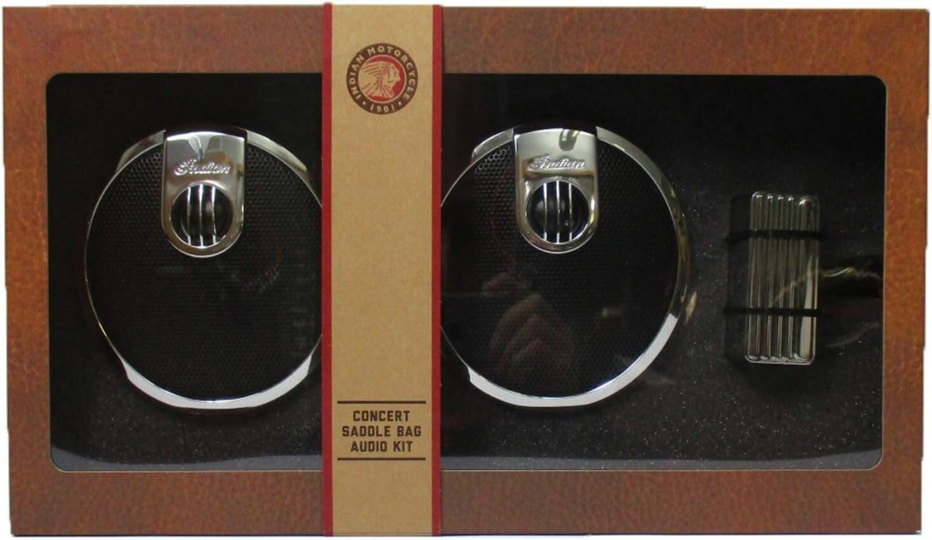 Saddlebag Audio Kit, Chrome