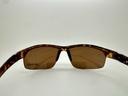 H-D Semi-Rimless Sunglasses Tortoise Frame &amp; Brown Lens