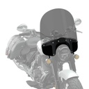 23.8 in. Quick Release Tinted Mid Windshield, Black