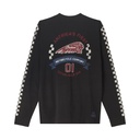 Checkered Graphic Long Sleeve T-Shirt