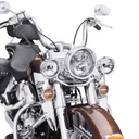 Fork-Mount Wind Deflector, Chrome, Softail