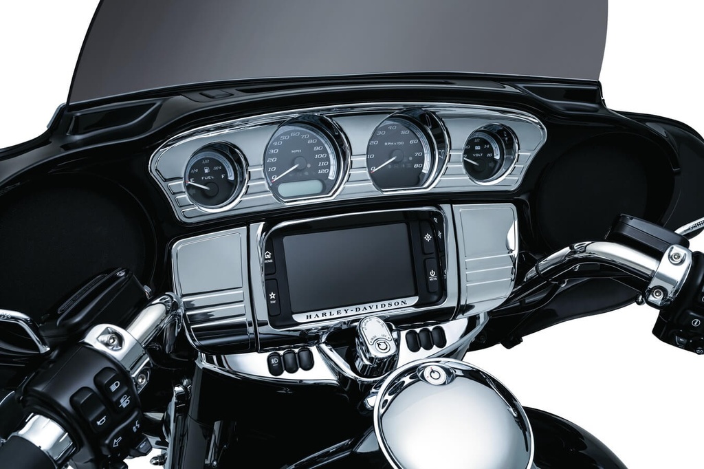 Tri-Line Gauge Trim for 14-16 Touring &amp; Tri Glide