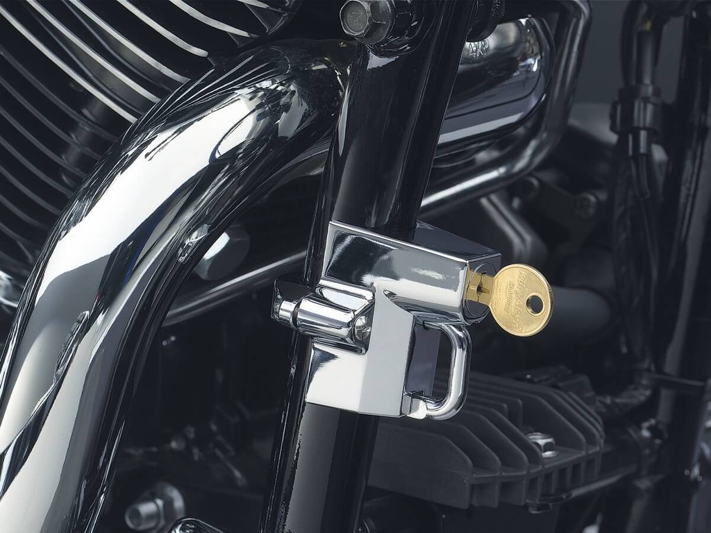 Chrome Universal Helmet Lock