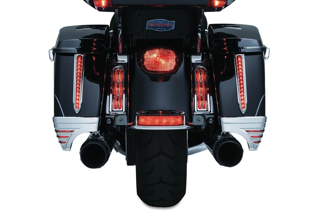 L.E.D. Saddlebag Extensions for 14-16 Touring