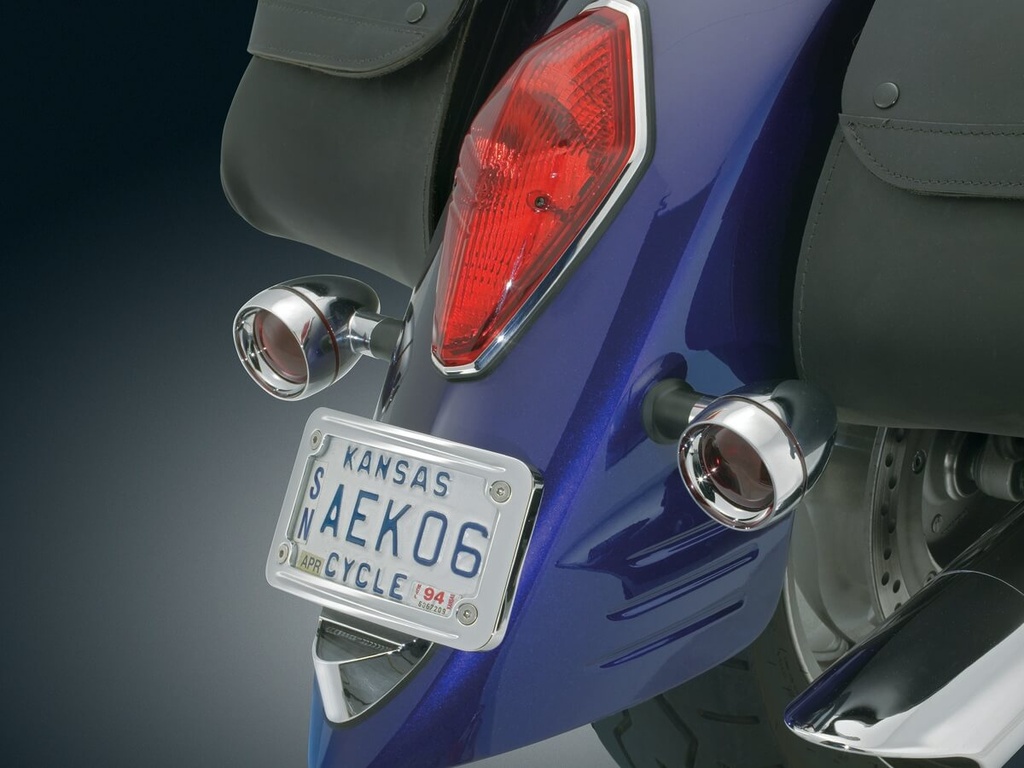 Curved Laydown License Plate Mount