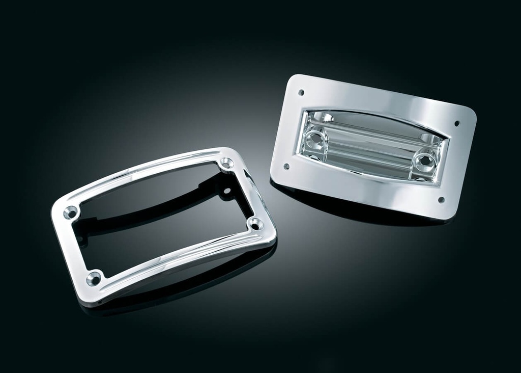 Curved Laydown License Plate Mount