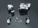 Chrome Brake &amp; Clutch Control Dress-Up Kit for Dual Disc