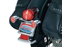 L.E.D. Rear Turn Signal Inserts, Bullet Style with Chrome Bezels