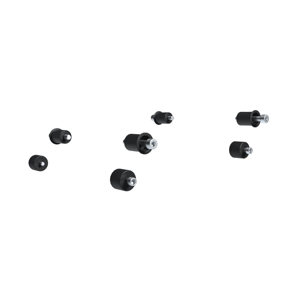 Accessory Saddlebag Mounting Spools, Pair